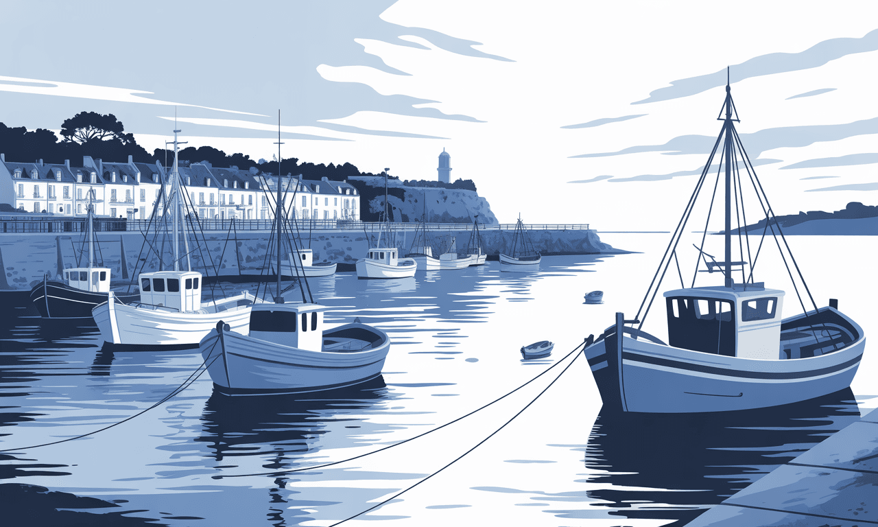 Marché de poissons frais